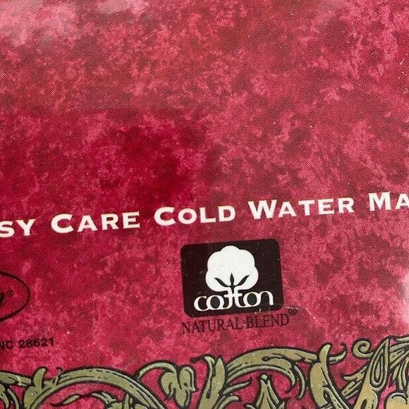 CHATHAM Santa Christmas Tapestry Throw Blanket 56X62” Vintage 90s CMI RARE NEW - Picture 4 of 7